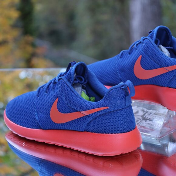 Nike Roshe Run Dark Royal Blue Orange 2013 - Picture 12 of 13
